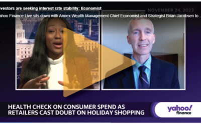 Yahoo Finance: Investors Are Seeking Interest Rate Stability: Economist